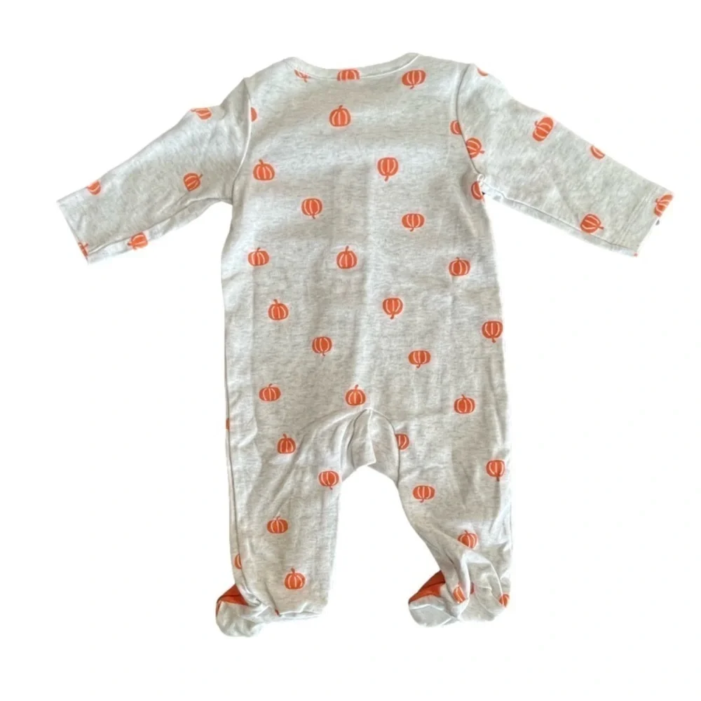 CARTERS Little Pumpkin onsie with footies
